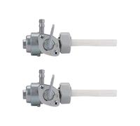 2 piezas de interruptor de grifo de combustible, válvula de interruptor de combustible para tanque de aceite, grifo de combustible para generador de gasolina (M16 x 1,5 mm)