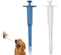 2 Piezas De Inyector De Pastillas Para Gatos, Dispensador De Pastillas Para Desparasitar Gatos, Jeringa Para Mascotas, Fabricado En Pp Y Silicona, Apto Para Animales Pequeños