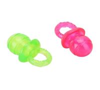 2 Piezas de Juguete de Limpieza de Dientes molares para Cachorros de Mascotas Cepillo de Dientes para Perros pequeños Chupete masticación mordedura Juego de Juguete