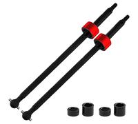 2 piezas de junta de eje de transmisión CVD de acero Vgoohobby + 15 mm #86246 compatible con 1/8 HPI Savage XL Flux XL5.9 RC piezas de actualización de coche CVD eje de transmisión