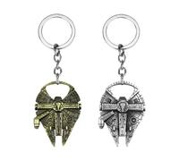 2 Piezas De La Federación Clave De La Nave Espacial, Llavero Personalizado, Remolque De Metal, Abridor De Botellas Creativas, Regalo Divertido.