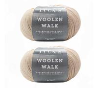 2 piezas de lana Superwash para tejer, hilo de calcetín de 4 capas de 75% lana pura, 25% poliamida, 50 g de hilo para tejer a mano