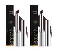 2 Piezas De Lápiz Labial De Miel Negra - Bálsa-mo Labial Nutriente E Hidratante | Bálsa-mo De Pa-lo De Brillo Humectante Natural De Larga Duración | Lápiz Teñido Hidratante Para Adultos Mujeres