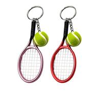 2 Piezas De Llavero De Tenis Simulado, Regalos Creativos, Recuerdos Deportivos, Coles De Adornos De Empaque Posterior.