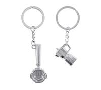 2 Piezas De Llavero Temático De Café, Llavero Divertido, Trailer De Simulación Creativa, Accesorios Decorativos De Elementos De Café.