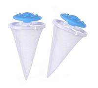2 piezas de malla flotante reutilizable lavandería captador de pelo máquina de filtración de pelo bolsa para lavadora mascota y quitapelusas flotante atrapasueños