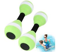 2 piezas de mancuernas de agua ergonómicas mancuernas de piscina de acuagym - espuma EVA resistente, comodidad óptima, flotación no absorbente, controlada | Equipo de gimnasio acuático para adultos