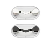 2 Piezas De Marcos Magnéticos Para Gafas, Soporte Para Gafas, Clip Magnético Para Gafas, Soporte Para Gafas, Soporte Para Gafas De Acero Inoxidable, Broche Magnético, Adecuado Para Toda La Ropa.