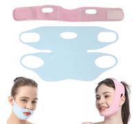2 Piezas De Máscara De Elevación En Forma De V, Personalidad Creativa, Vendaje De Elevación De La Cara Para Hombres Y Mujeres, Herramientas Reutilizables, Con Forma Y Belleza.