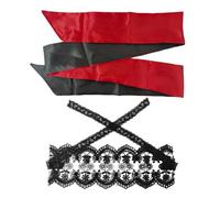 2 Piezas De Máscara De Ojo De Correa Negra, Accesorios Sexys, Máscara De Ojos Simple Y Versátil, Máscara De Ojos Suave Y Cómoda, Suministros Para Dormir.