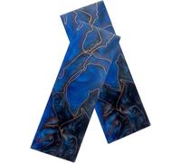 2 Piezas De Material De Mango De Cuchillo De Escala,Cuchillos,Losas De Bricolaje Empuñaduras Micarta,Parche Para Mango De Cuchillo DIY,Mango De Cuchillo De Resina De Malla De Cobre A,12×4×0.8cm