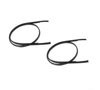 2 piezas de molduras de techo para Civic 1996-2000 4 puertas lado izquierdo y derecho, repuesto de goma negra que añade un exterior elegante define la línea del techo, instalación directa, resistente