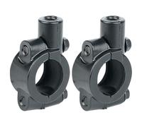 2 piezas de montaje de espejo de bicicleta soporte de metal para bicicleta y manillar de motocicleta equipo de ciclismo