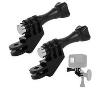 2 piezas de montaje vertical para Gopro, adaptador de dirección de 90 grados, montaje en codo compatible con Insta360 ONE X2, Gopro Hero, DJI Osmo Action 2 y la mayoría de las cámaras de acción