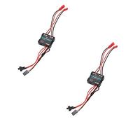 2 piezas de motor RC ESC 40A cepillado ESC controlador de velocidad eléctrico 6-12.6V para 1/16 1/18 1/24, etc. RC Model Cars RC Accessories Parts