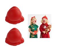 2 piezas de nariz de payaso roja, divertida nariz de payaso, nariz de payaso de esponja suave para cosplay y actuaciones, accesorios duraderos y cómodos para disfraz de circo para todas las edades