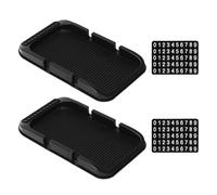 2 Piezas De Panel De Instrumentos Anti-Slip Pad, Accesorios Automáticos, Almohadilla Antideslizante De Silicona, Soporte De Teléfono Móvil.