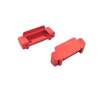2 Piezas de Parachoques Trasero Delantero Compatible con 1 18 RC Car A959-B A969-B A979 B Actualización de repuestos Universal(Red)