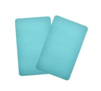 2 Piezas de Parche de Reparación de Botes Inflables de Plástico de 7,8 x 4,7 Pulgadas, Parche de Revestimiento de Piscina Cortado a Medida, Kit de Reparación de Parches de Piscina Cuadrados (Verde)