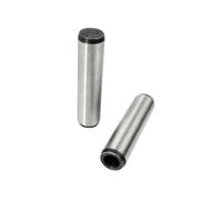 2 piezas de pasador de posizionamiento cilíndrico de acero 45# con rosca interna M4, diámetro externo 6mm, longitud 50mm, 6x50mm-M4