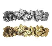 2 Piezas De Pasadores De Metal Grandes Hechos a Mano Con Mariposa, Estilo Vintage Francés, Nudo Celta Vikingo, Pasadores De Protección, Regalo Para Mujeres Y Niñas, Accesorios Para Cabello Vikingos