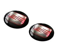 2 piezas de pegatinas de 10 mm de diámetro para vehículos SEAT. Para llave, mando a distancia, etc. Adhesivo con emblema (10 mm. SEAT, 2 piezas, epoxi.)