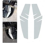2 piezas de pegatinas reflectantes compatibles con maletas laterales de 56L (2x28L) para maletas de motocicleta Kawasaki (Blanco)