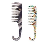 2 Piezas De Peine De Ángulo De Dientes Anchos, Peine, Peine De Cola, Peine Rizador De Dientes Anchos, Peine De Separación, Peine De Dientes Anchos