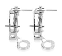 2 Piezas de Pie de Acolchado para Máquina de Coser, Pie de Acolchado de Movimiento Libre de Acero Pie Prensatela para Máquina de Coser Compatible con Singer, Brother, Kenmore, Bernette