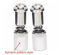 2 piezas de pie prensatelas universal de color aleatorio con tornillo de cambio rápido y fácil, dispositivo auxiliar de pie superior para accesorios y herramientas de máquina de coser industrial