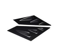 2 piezas de plástico ABS para rejilla de ventilación lateral de coche, compatible con Subaru WRX STI 2015 2016 2017 2018.(Carbon fiber)