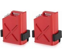 2 piezas de plástico mini accesorios de decoración de tanque de combustible para 1/10 Crawler Car Hsp Tamiya Axial SCX10 D90 D110 TRX4 TRX6 Redcat Hop-Up Parts