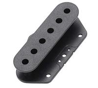2 piezas de plástico negro bobinas de bobina simple puente cubiertas/tapa/carcasa/parte superior para guitarra eléctrica