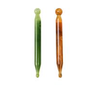 2 Piezas De Pluma De Masaje De Acupunta, Herramienta De Prensado De Acupuntura De Resina Creativa, Accesorios De Terapia Muscular, Pequeños Accesorios Para Relajación Facial.