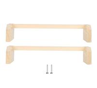 2 Piezas de posadero para Pollos, Soporte de Madera Grande para Aves, posadero Natural para gallinas y pájaros domésticos, diseño de Poste Cuadrado con Base Robusta para un posado