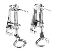 2 piezas de prensatelas metálicos for acolchado y bordado, punta abierta cierre, for zurcir, for máquinas coser. Accesorios repuestos