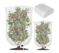 2 piezas de protección contra insectos para plantas, red antipájaros, red de árboles frutales, red antipájaros, red antipájaros para jardín, protección de plantas