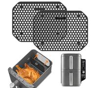 2 piezas de protección contra salpicaduras accesorios para Ninja Double Stack XL SL400EU y SL300EU,Reutilizable silicona freidora de aire caliente Accesorios Airfryer Accesorios para Ninja Airfryer