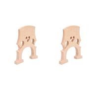 2 Piezas de Puente de Violonchelo, Madera de Arce 3/4 4/4 Piezas de Repuesto de Puente de Violonchelo Accesorio para Instrumentos Musicales