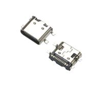 2 piezas de puerto USB C Type-C para soldar con 12 pines y 4 puntos de anclaje SMD pieza de repuesto para reparar dispositivos electrónicos