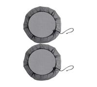 2 piezas de recolección de agua de lluvia, tanque de agua de lluvia de 80 cm, red ajustable para tanque de agua de lluvia de jardín, cubiertas de malla para barril de lluvia, protección contra hojas.