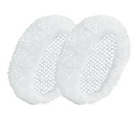 2 piezas de red africana para RamPula Face Scrubber, esponja de baño exfoliante facial para ducha, exfoliante corporal, limpiador de espalda, ideal para uso diario, color blanco