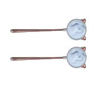 2 piezas de red retráctil de mango largo para niños, herramienta de captura de mariposas, tanques de peces, red de camarón, filtro pequeño retráctil de mango largo