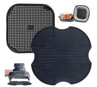 2 piezas de rejilla antiproyección de silicona reutilizable y salvamanteles de silicona para Ninja CRISPi Freidora de aire FN101EUSG, Air Fryer Accesorios para Freidora de aire Ninja FN101EU