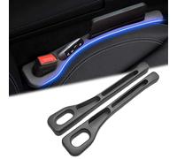 2 Piezas de Relleno de Huecos para Asientos de Coche para VW Tiguan R-Line 2019-2023, Tiras de Relleno de Costuras Laterales del Asiento Tiras Antifugas,Bla-CK