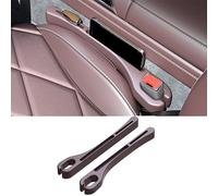 2 Piezas de Relleno para Huecos de Asientos de Coche para Lexus RC 300h F/RC F/LC 500h, Tiras Laterales Impermeables Que evitan Que se caigan Objetos, Color Beige (marrón).