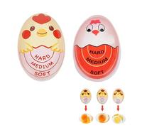 2 Piezas de Reloj de Huevo Para Cocinar(Duro/Mediano/Suave),Temporizador de Huevo,Temporizador Para Huevos Cocidos,Reloj de Huevo Moderno,Selección de La Madurez de Los Huevos Dependiendo de La Temper