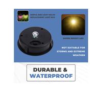 2 Piezas de Repuesto de Luz Solar de 8 cm, Lámpara de Parche RGB, Luz Decorativa LED para Lámpara de Ambiente Colgante para Exteriores