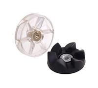 2 piezas de repuesto de plástico de base superior de engranaje y engranaje de goma para licuadora, pieza de repuesto para licuadora, acoplador compatible con Nutribullet 600 W/900 W DBOO