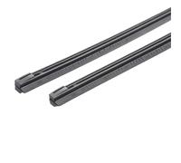 2 piezas de repuesto de tira de goma for limpiaparabrisas de metal de 6 mm/8 mm for automóvil, 14", 16", 22", 24" y 26"(2Pcs 26 inches 8mm)